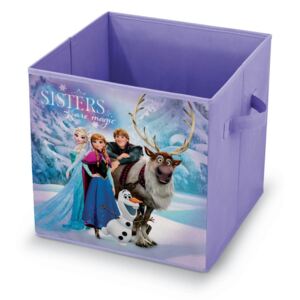 Fialový úložný box Domopak Living Frozen