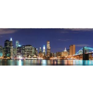 Panoramatická fototapeta - Manhattan + zadarmo lepidlo - 375x150cm