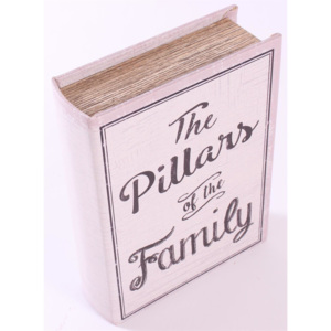 Drevená kniha s úložným priestorom The Pillars
