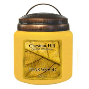 Chestnut Hill Candle CO Chestnut Hill Vonná Sviečka v skle Teakové drevo - Teakwood, 16oz