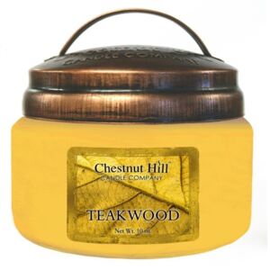 Chestnut Hill Candle CO Chestnut Hill Vonná Sviečka v skle Teakové drevo - Teakwood, 10oz