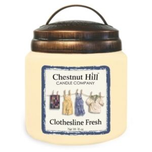 Chestnut Hill Candle CO Chestnut Hill Vonná Sviečka v skle Čisté prádlo - Clothesline Fresh, 16oz