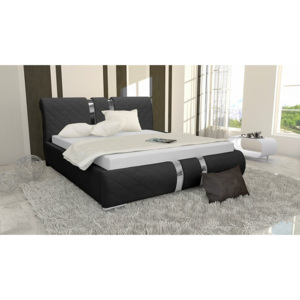 Čalúnená posteľ DINA + matrac DE LUX, 140x200, madryt 1100