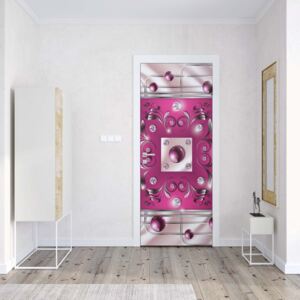 GLIX Fototapeta na dvere - Abstract Modern Design Pink