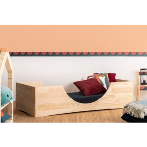 Detská dizajnová posteľ z masívu PEPE 2 - 120x60 cm