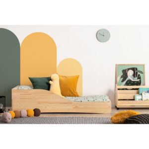 Detská dizajnová posteľ z masívu PEPE 3 - 120x60 cm
