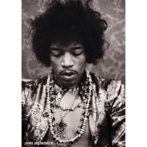 Plagát, Obraz - Jimi Hendrix - Hollywood 1967, (59,4 x 84,1 cm)