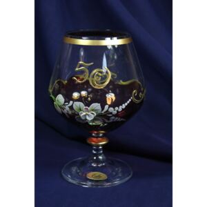 Výročný pohár na 50. narodeniny BRANDY (400 ml) - bordový