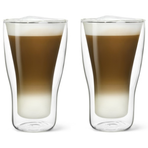 Sada 2 dvojstenných pohárov na latté Bredemeijer, 340 ml
