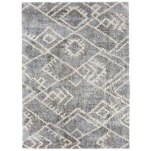 Kusový koberec shaggy Abia tmavo sivý, Velikosti 120x170cm