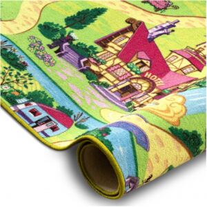 Detský metrážny koberec Candy Town - 200 cm
