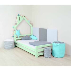 Benlemi Detská posteľ domček Wally 120x160 cm Farba: Pastelová zelená