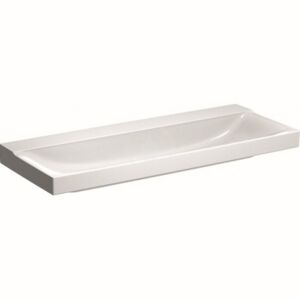 Geberit Xeno 2 - Umývadlo 1200x480 mm, bez otvoru na batériu, bez prepadu, s KeraTect, biela (500.552.01.1)