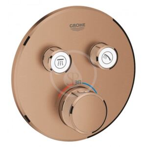 Grohe Grohtherm SmartControl - Termostatická sprchová podomietková batéria, 2 ventily, kefovaný Warm Sunset (29119DL0)