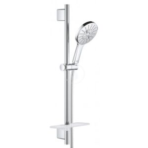 Grohe Rainshower SmartActive - Súprava sprchovej hlavice 130 6,8 l/min, 3 prúdy, tyče 600 mm a hadice, chróm (26547000)