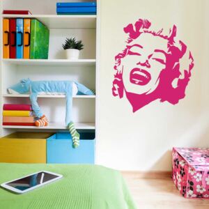 GLIX Marilyn - nálepka na stenu Růžová 50 x 60 cm