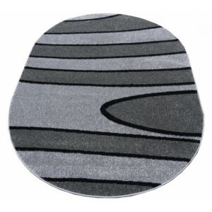 Kusový koberec Falko sivý ovál 2, Velikosti 120x170cm