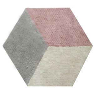 KOBEREC - Cube / ružový 110x140 cm