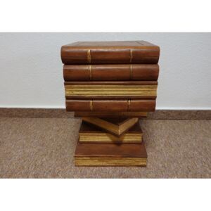 Odkladací stolík drevený "KNIHY" - PREDANÝ