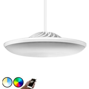 Luke Roberts Model F závesné LED svietidlo, biele