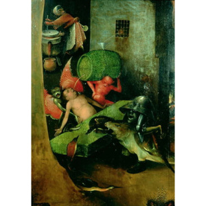 Reprodukcia, Obraz - The Last Judgement : Detail of the Cask, Hieronymus Bosch