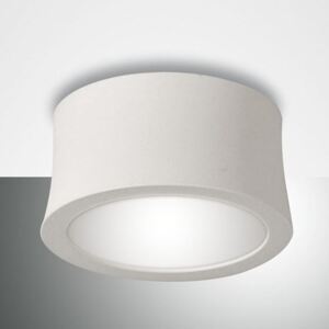 Biele LED downlight Ponza vydutý tvar