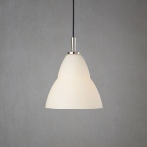 Sklenená závesná lampa Fico S, Ø 18 cm