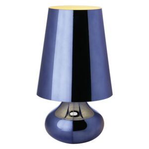Kartell Cindy LED lampa, nočný stolík modrá metal