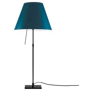 Luceplan Costanza stolná lampa D13 čierna/modrá