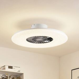 Lindby Klamina stropný LED ventilátor so svetlom
