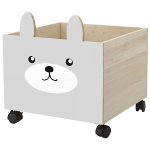 Detský úložný box na kolieskach Little Bunny