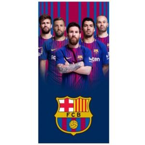 Carbotex · Futbalová osuška FC Barcelona - fotografie hráčov v čele s Messim - 100% bavlna - 70x140 cm