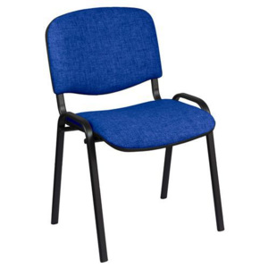 Konferenčná stolička ISO Black, modrá