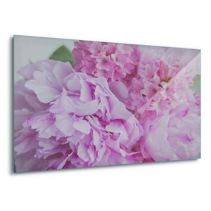 Sklenený obraz - Layers Of Pink 60x40 cm