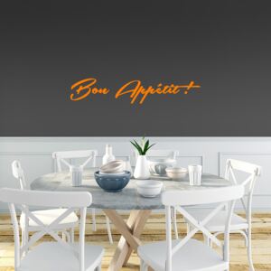 GLIX Bon Appétit - nálepka na stenu Oranžová 50 x 10 cm