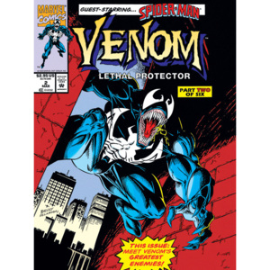 Obraz na plátne Venom - Lethal Protector Comic Cover, (60 x 80 cm)