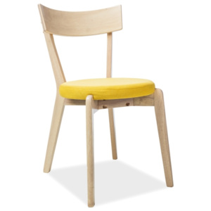 Jedálenská stolička Nelson žltá