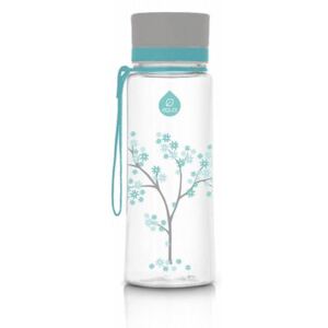Plastová fľaša EQUA Mint Blossom 600 ml modrá