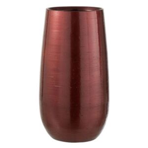 Váza červená bordová keramická WINTER WONDERLAND