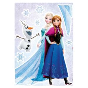 Samolepky na zeď, rozmer 50 cm x 70 cm, Disney Frozen sestry, Komar 14046