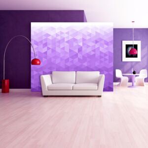 Fototapeta - Violet pixel 100x70 cm