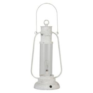 Lampa LED lampáš biely kovový sklenený 2ks set IBIZA LIFE
