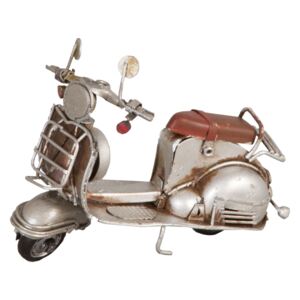 Kovový retro model mopede - 11 * 5 * 8 cm