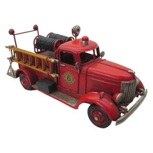 Kovový retro model hasičského auta - 30 * 12 * 14 cm