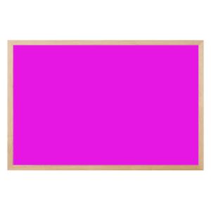 Toptabule.sk Ružová magnetická kriedová tabuľa v prírodnom drevenom ráme 90x60cm