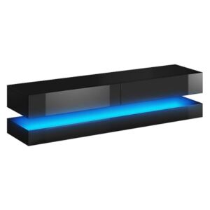 Signal TV stolík Cosmo LED Farba: Čierna lesk