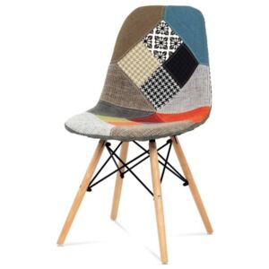 Jedálenská stolička ISABELLA farebný patchwork
