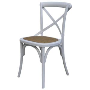 Jedálenská stolička SANSA biela