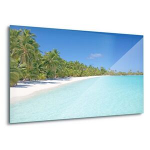 Obraz na skle GLIX - Slice Of Paradise 4 x 30x80 cm