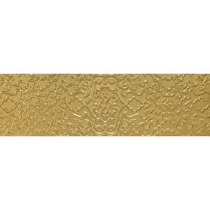 Obklad vzorovaný zlatý matný 29,75x99,55cm GLIMPSE GOLD ZAIDA